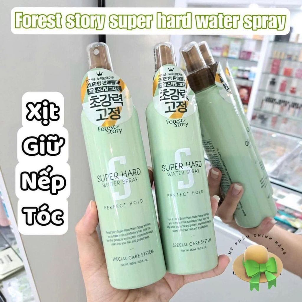 [PHỒNG PHỀNH] KEO XỊT GIỮ NẾP TÓC PHỒNG TÓC TẠO KIỂU TÓC MỀM WELCOS FOREST SROTY 252ML -100ML