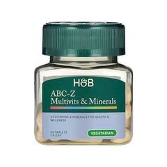 Viên uống Vitamin tổng hợp ABC - Z Holland & Barrett Multivits & Minerals 30 viên