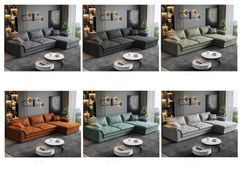 Sofa vải công nghệ nhập khẩu góc L BSF179