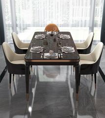 Bàn ăn nhập khẩu sơn bóng Piano BA0161