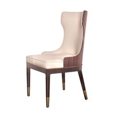 Ghế ăn lưng ốp gỗ sơn bóng piano GA025 nhập khẩu cao cấp