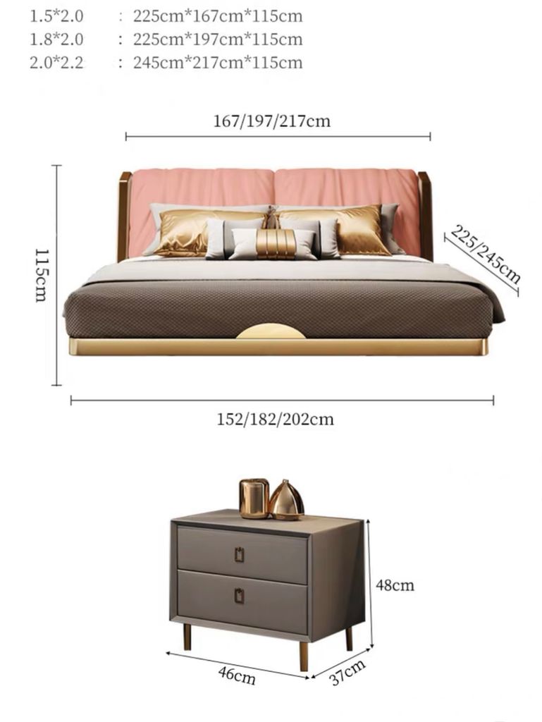 Giường ngủ GN036