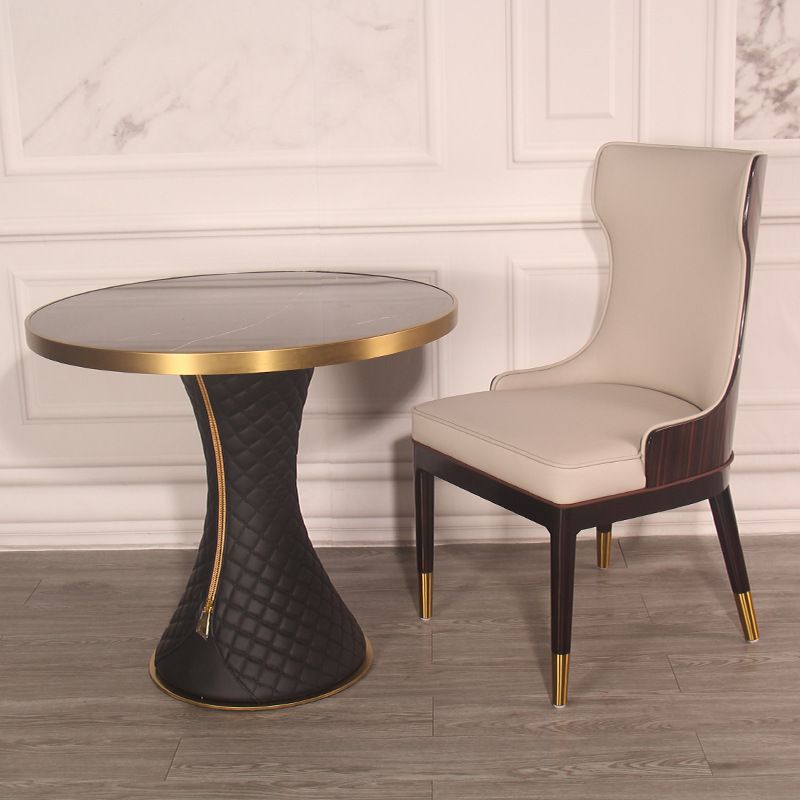 Ghế ăn lưng ốp gỗ sơn bóng piano GA025 nhập khẩu cao cấp