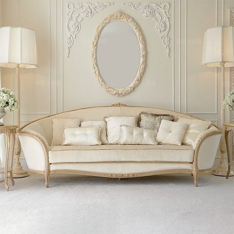 Ghế Sofa vải cao cấp, Khung gỗ bạch dương sơn vàng. GSF127