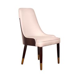 Ghế ăn lưng ốp gỗ sơn bóng piano GA027 nhập khẩu cao cấp