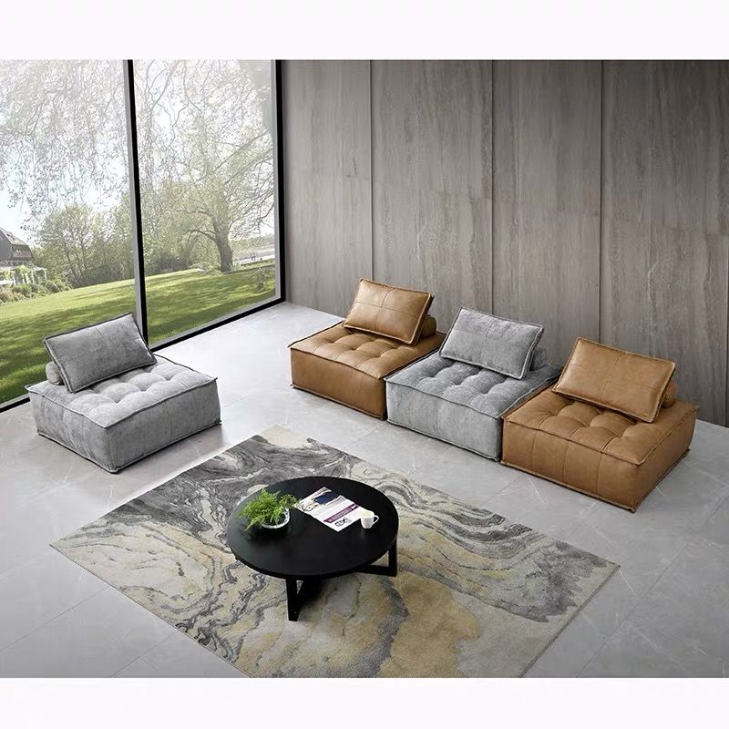 Bộ sofa góc tựa lưng rồi, phối 2 màu đang xen BSF170