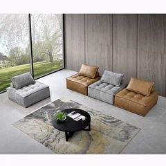 Bộ sofa góc tựa lưng rồi, phối 2 màu đang xen BSF170
