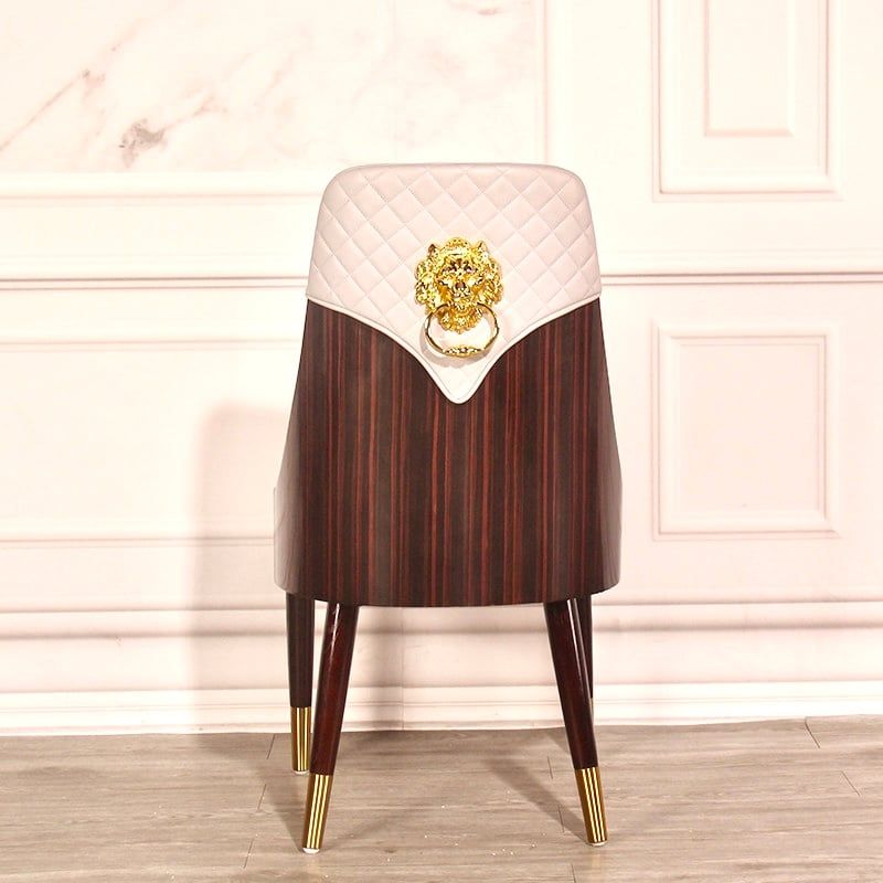 Ghế ăn lưng ốp gỗ sơn bóng piano GA027 nhập khẩu cao cấp