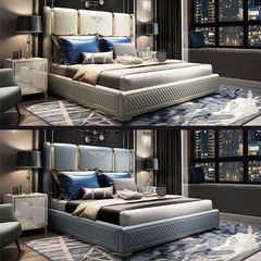 Giường ngủ bọc da GN007