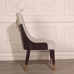 Ghế ăn lưng ốp gỗ sơn bóng piano GA027 nhập khẩu cao cấp