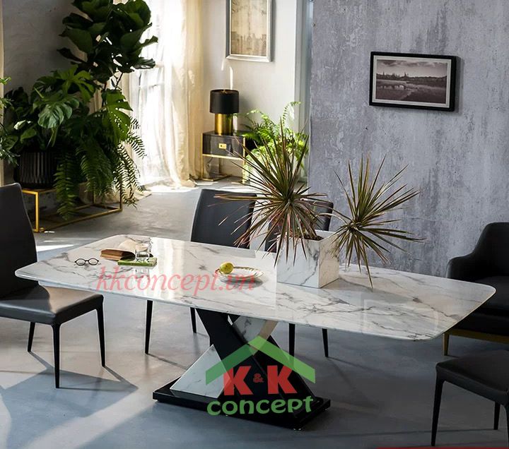 Bàn ăn mặt đá MARBLE BA0094