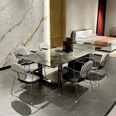 Bàn ăn mặt đá nhập khẩu BA0172