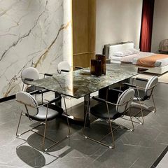 Bàn ăn mặt đá nhập khẩu BA0172