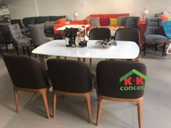 Bàn ăn mặt đá BA001