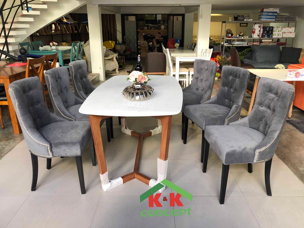 Bàn ăn mặt đá BA001