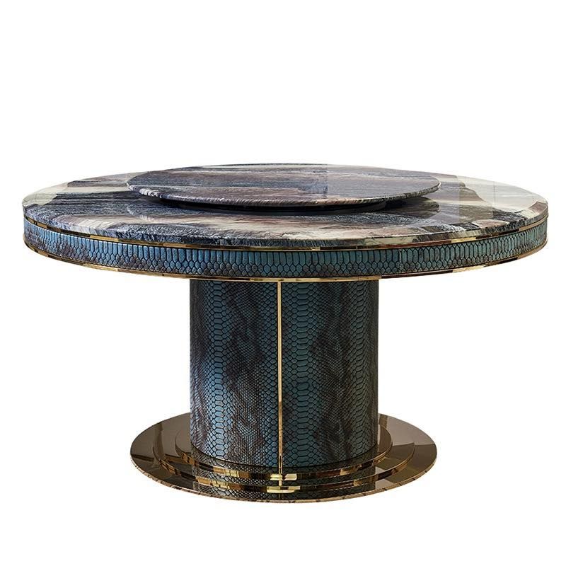 Bộ Bàn Ăn Bằng Đá Cẩm Thạch BA0171