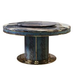 Bộ Bàn Ăn Bằng Đá Cẩm Thạch BA0171