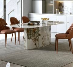 Bàn ăn mặt đá nhập khẩu BA0170