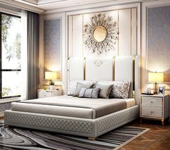 Giường ngủ bọc da GN007