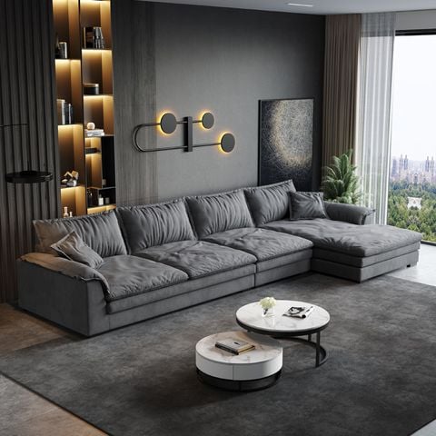 Sofa vải công nghệ nhập khẩu góc L BSF179