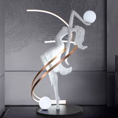 Đèn sàn hình tượng Nữ Thần nhảy múa trang trí DS0988