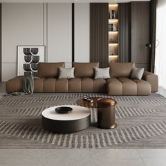 Bộ sofa góc chất liệu da cao cấp BSF171