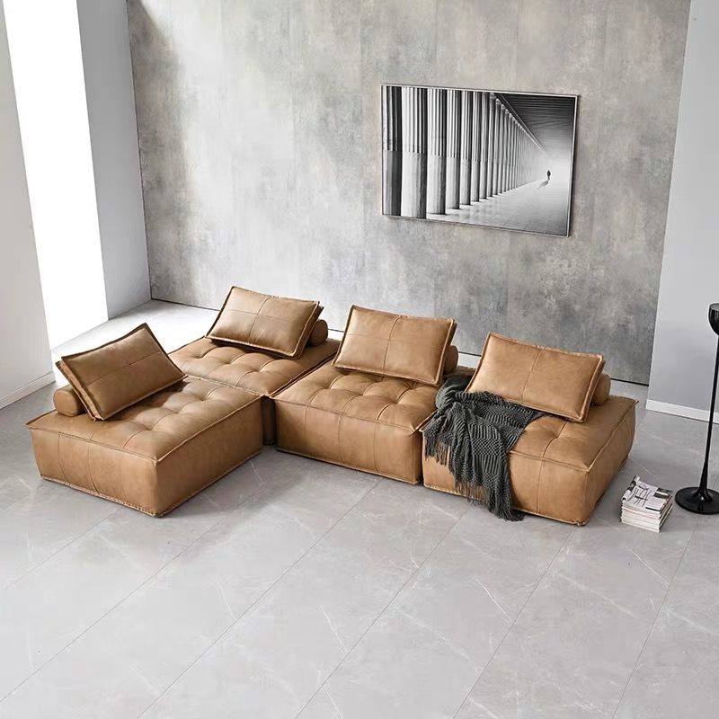 Bộ sofa góc tựa lưng rồi, phối 2 màu đang xen BSF170