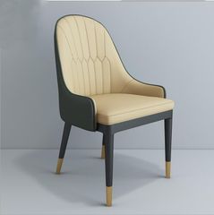 Ghế ăn chân gỗ bọc da pu cao cấp GA003