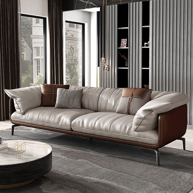 Bộ Sofa da cao cấp màu da bò GSF139