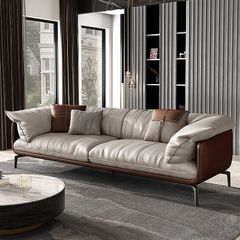 Bộ Sofa da cao cấp màu da bò GSF139