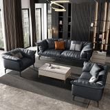  Bộ Sofa da cao cấp màu da bò GSF139 