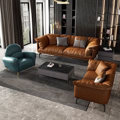 Bộ Sofa da cao cấp màu da bò GSF139
