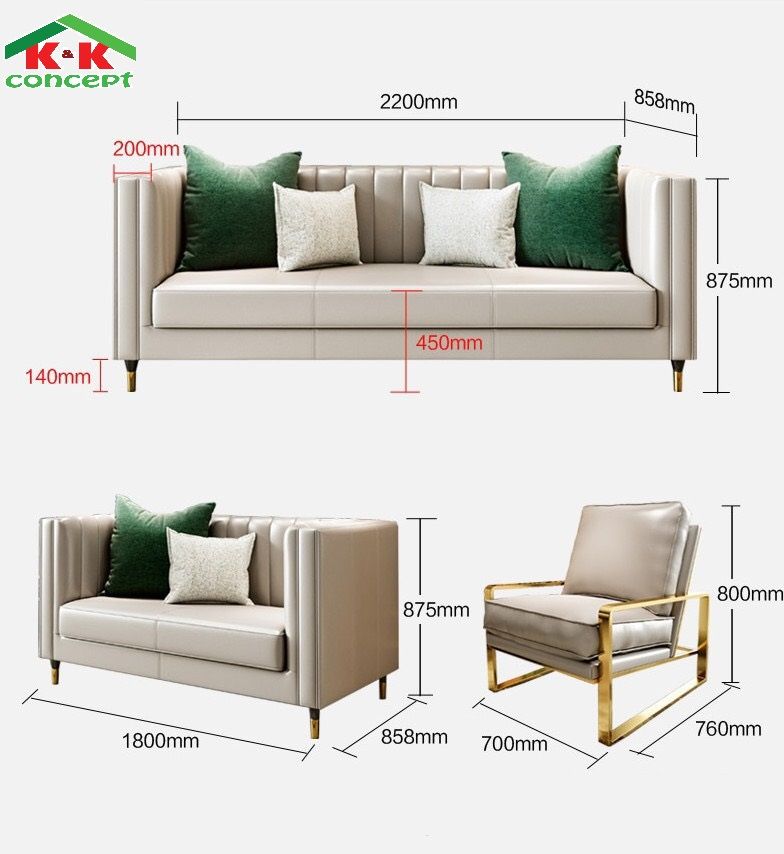  Ghế sofa GSF001 