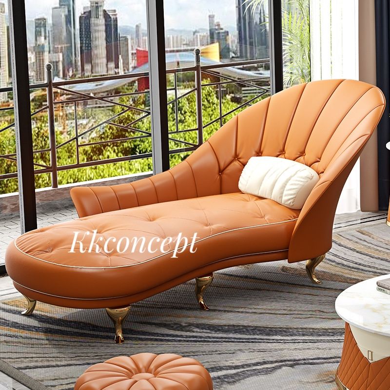 Bộ Sofa da khung viền inox mạ vàng cao cấp BSF117