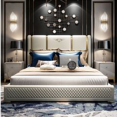 Giường ngủ bọc da GN007