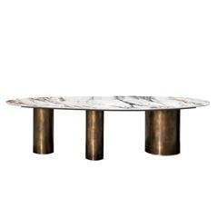 Bàn ăn mặt đá nhập khẩu cao cấp BA0165