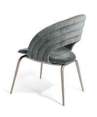 Ghế ăn inox mạ titan vàng bọc vải cao cấp GA041