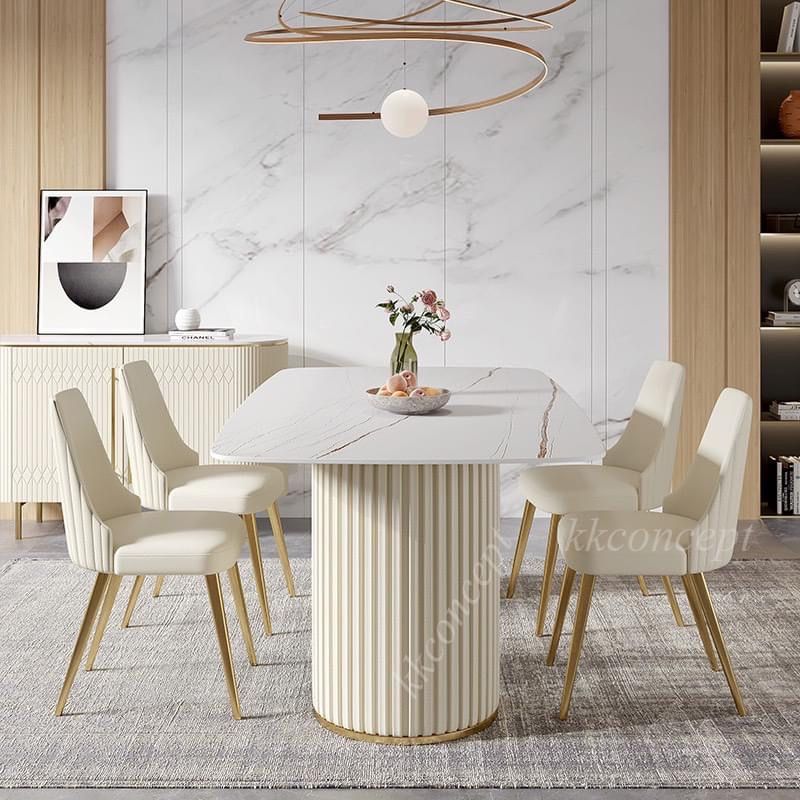 Bàn ăn mặt đá nhập khẩu cao cấp BA0162