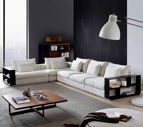 Ghế sofa góc vải bố cao cấp SF002