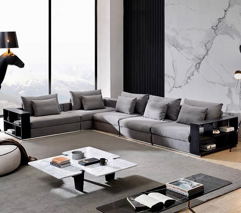 Ghế sofa góc vải bố cao cấp SF002