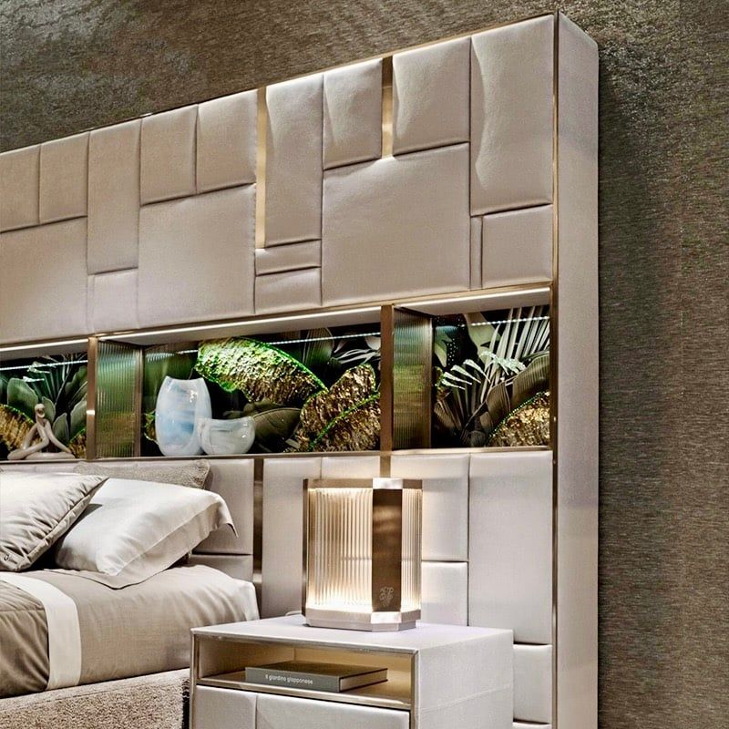 Giường ngủ bọc vải cấp GN048