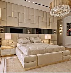 Giường ngủ bọc vải cấp GN048