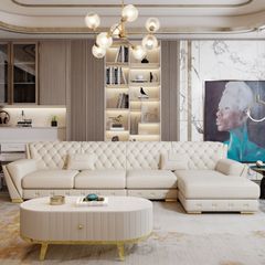 Sofa da góc L BSF176