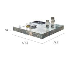 Bàn Sofa đá phiến tối giản phong cách Ý hiện đại BSF167