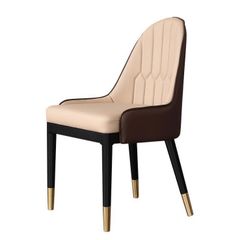 Ghế ăn chân gỗ bọc da pu cao cấp GA003