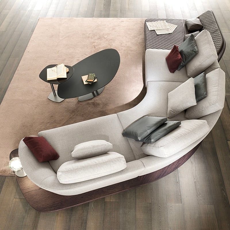 Sofa vải công nghệ góc L BSF180