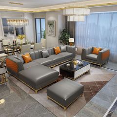 Sofa da bò nhập khẩu góc L BSF178