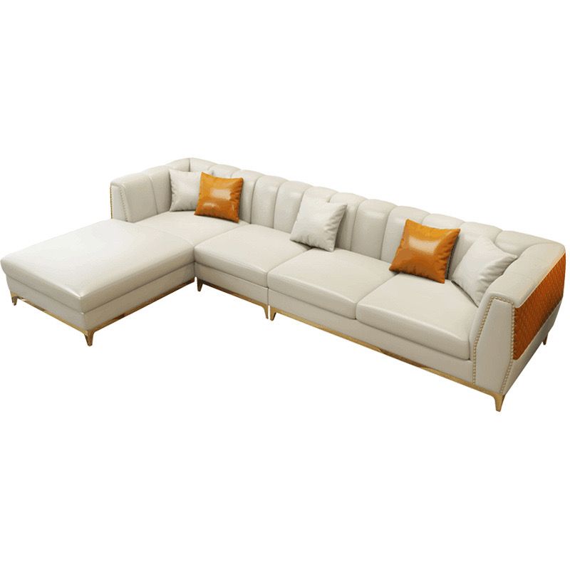 Sofa da bò nhập khẩu góc L BSF178