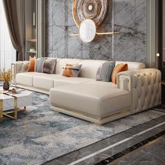 Sofa da bò nhập khẩu góc L BSF177