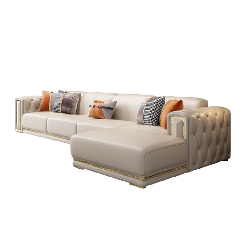 Sofa da bò nhập khẩu góc L BSF177